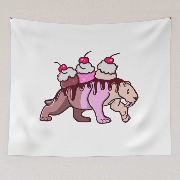 Item preview, Smilodon Sunday  designed and sold by DooodleDino.