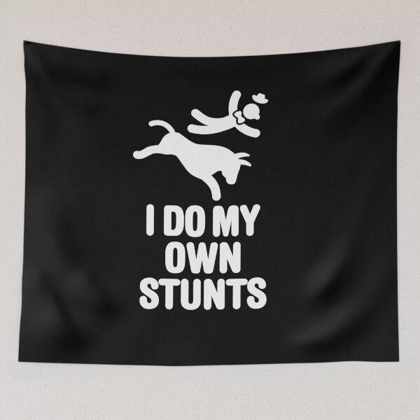 Item preview, I do my own stunts funny Rodeo Clown Bullfighter Barrelman designed and sold by LaundryFactory.