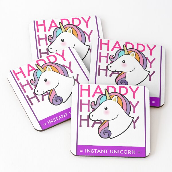 Item preview, Happy Happy Unicorn designed and sold by mrkedi123.