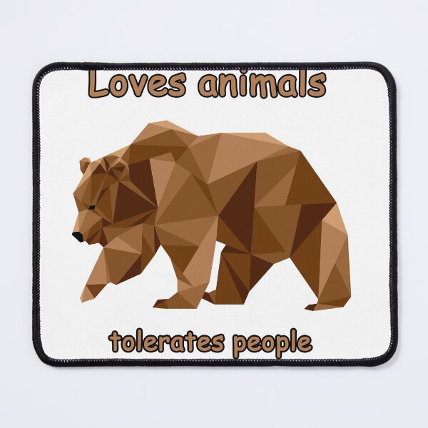 Item preview, Loves Animals Tolerates People designed and sold by YourStore76.