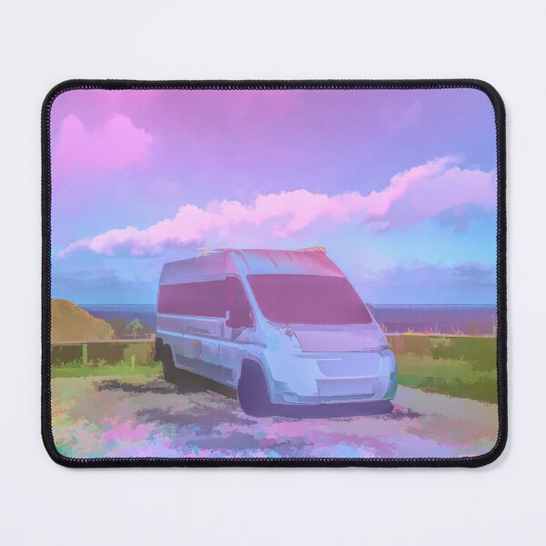 Item preview, Campervan Colourful Camping on Pitch Near Coast designed and sold by acceleratorhams.