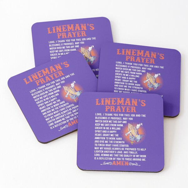 Item preview, Lineman’S Prayer Amen designed and sold by Linenist.