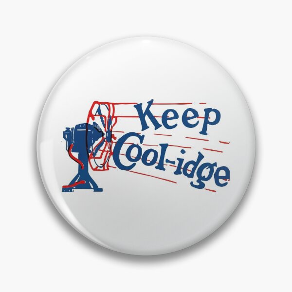 Item preview, The Keep Cool-idge (1924 Election Slogan/Sticker) designed and sold by franklinprintco.