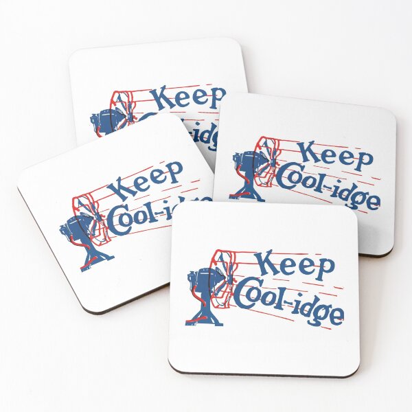 Item preview, The Keep Cool-idge (1924 Election Slogan/Sticker) designed and sold by franklinprintco.