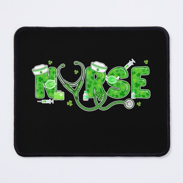 Item preview, Irish Nurse St Patricks Day Shamrock Stethocsope designed and sold by franktimothy.