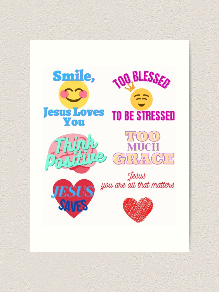 Sticker Pack, Jesus Stickers, Stickers Poster for Sale by PrestigeTingz