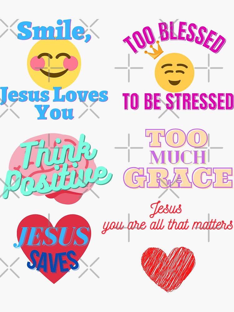 Sticker Pack, Positive Stickers, Motivational Stickers Poster for Sale by  PrestigeTingz