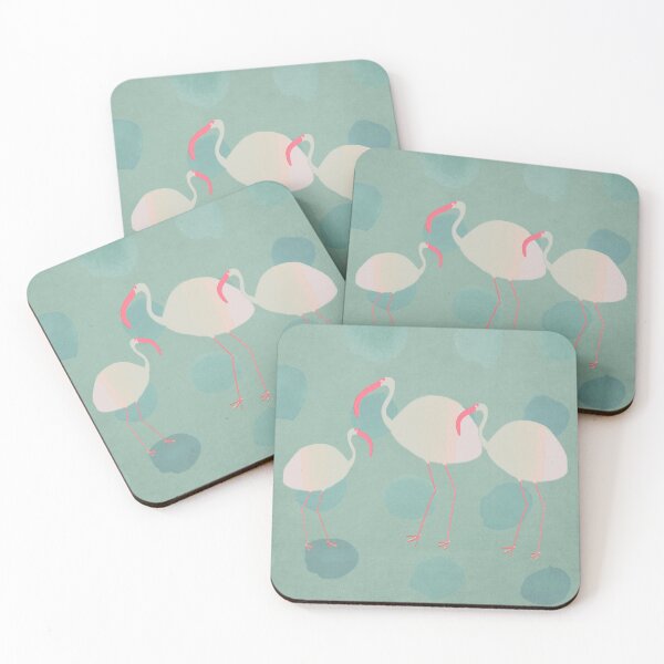 Item preview, Beachy Bird Ibis Family Vintage Bubbles designed and sold by GrimalkinStudio.