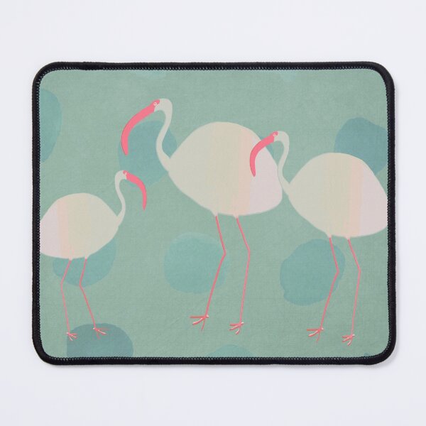 Item preview, Beachy Bird Ibis Family Vintage Bubbles designed and sold by GrimalkinStudio.