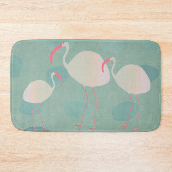 Item preview, Beachy Bird Ibis Family Vintage Bubbles designed and sold by GrimalkinStudio.