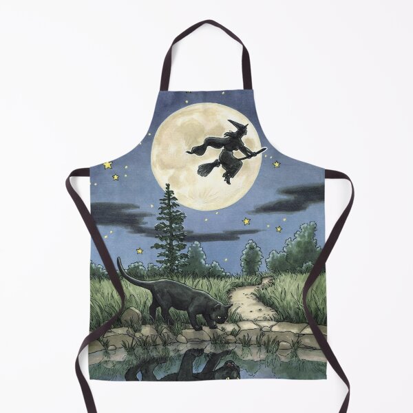 Item preview, Everyday Witch Tarot - The Moon designed and sold by Elisabeth Alba Illustration.