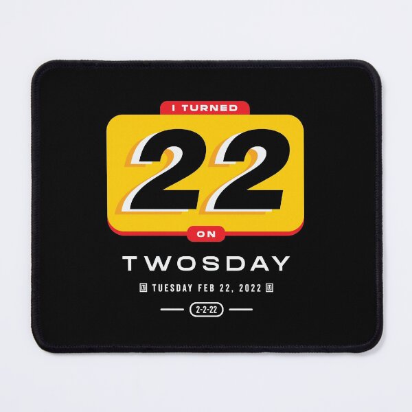 Item preview, Twosday Feb 22nd Birthday Turned 22 on Twosday February 22 2022 Coffee Cup designed and sold by Uppercase Tees.