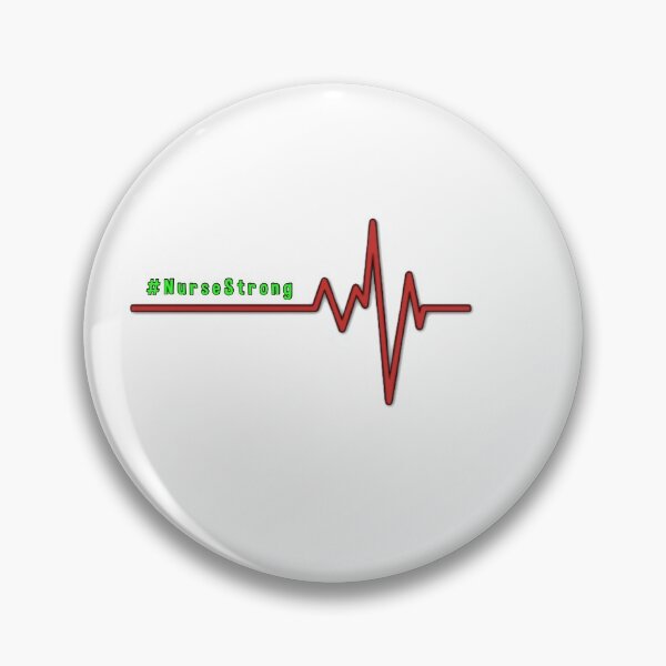 Item preview, #NurseStrong Heart Beat - Health Care Worker designed and sold by KC-Clothing-Co.