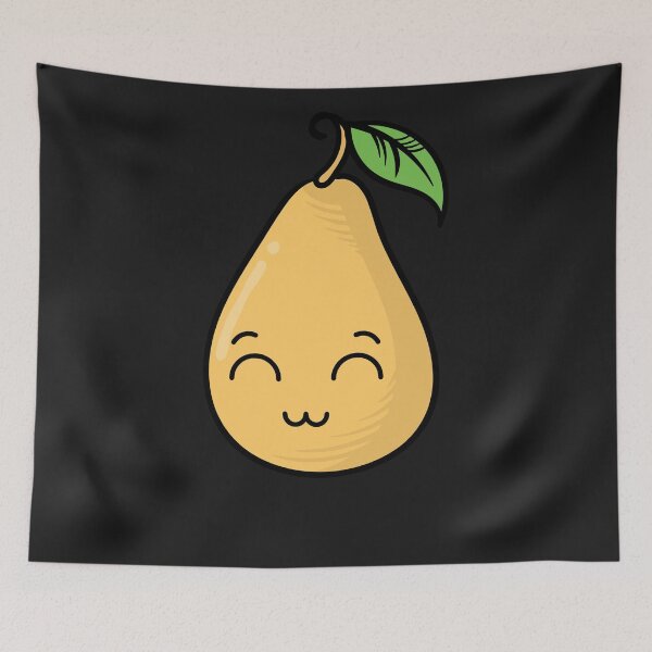 Item preview, Happy Kawaii Pear designed and sold by ProtonProject.