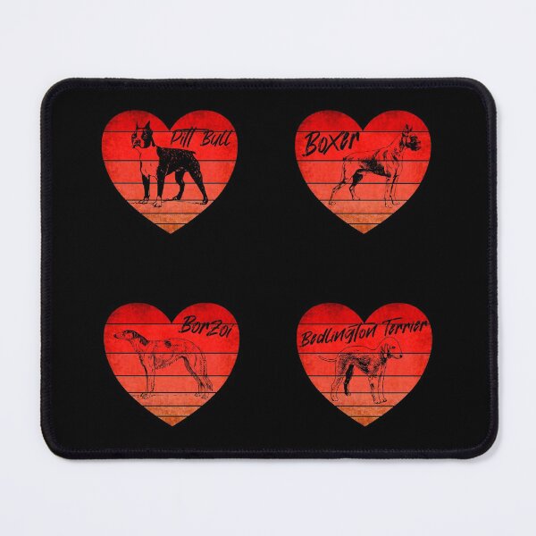 Item preview, Dog Breeds Valentine, Vintage Heart Sunset, Sticker Pack designed and sold by ACC .
