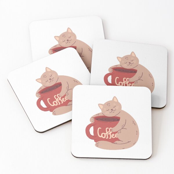Item preview, Cat and Coffee Essential T-Shirt designed and sold by Issa ★★★★★.