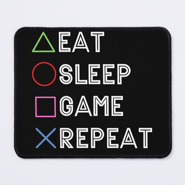 Item preview, Cool Funny Retro Video Games Control Icons - Eat, Sleep, Game, Repeat designed and sold by laiwole.