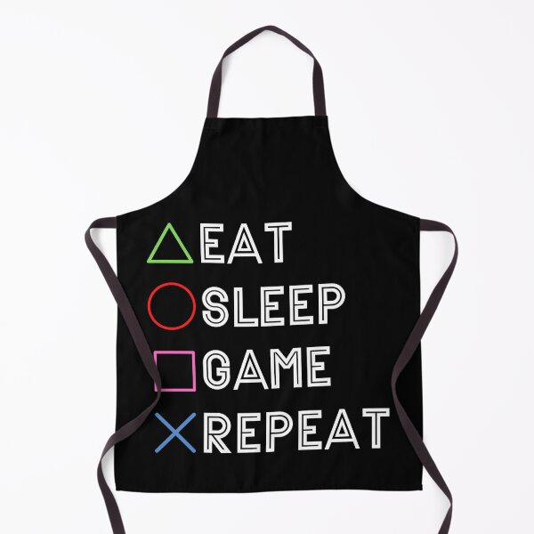 Item preview, Cool Funny Retro Video Games Control Icons - Eat, Sleep, Game, Repeat designed and sold by laiwole.