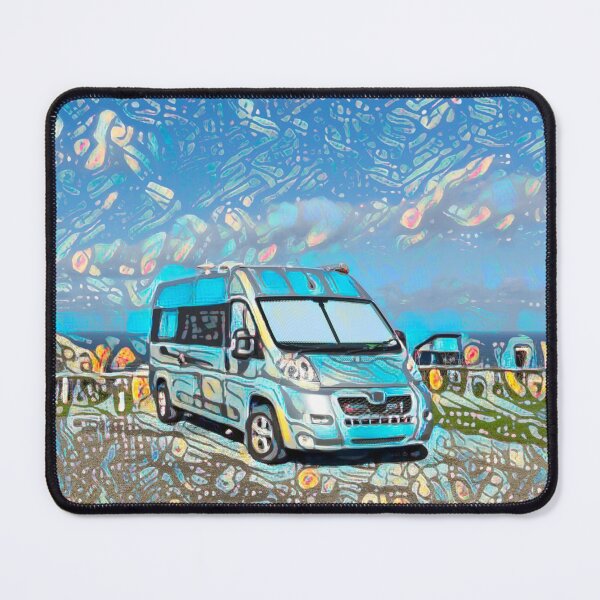 Item preview, Campervan Colourful Blue Hippy Freedom Fun Lifestyle designed and sold by acceleratorhams.