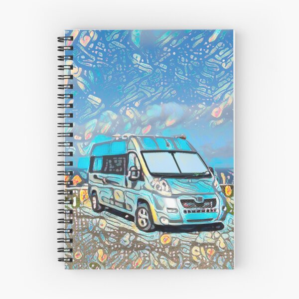 Item preview, Campervan Colourful Blue Hippy Freedom Fun Lifestyle  designed and sold by acceleratorhams.