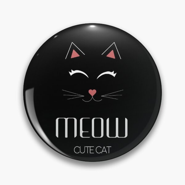 Item preview, Meow cute cat - black designed and sold by sferrecamp.