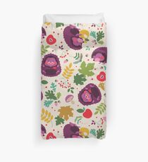 Hedgehog Print Duvet Cover