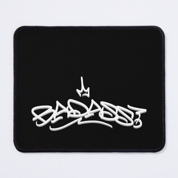 Item preview, Badass Series White Graffiti Tag designed and sold by workbytristan.