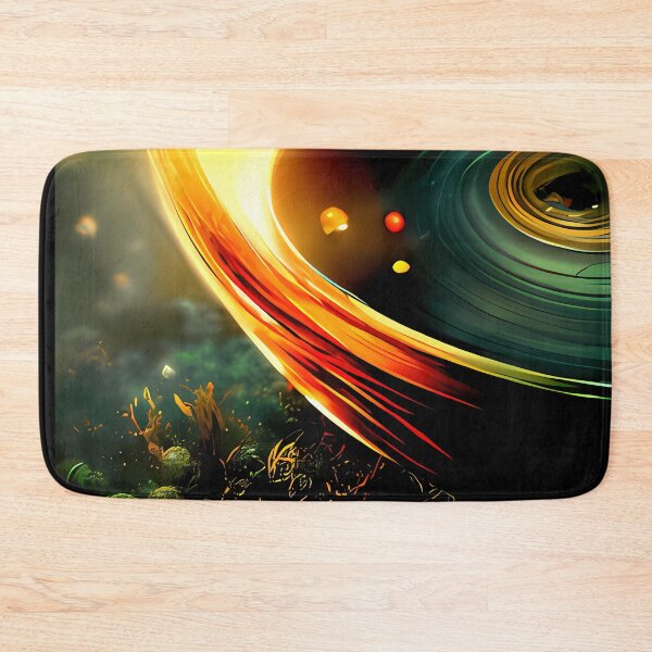 Item preview, Blackhole and sun flare in space designed and sold by ReachForArt.