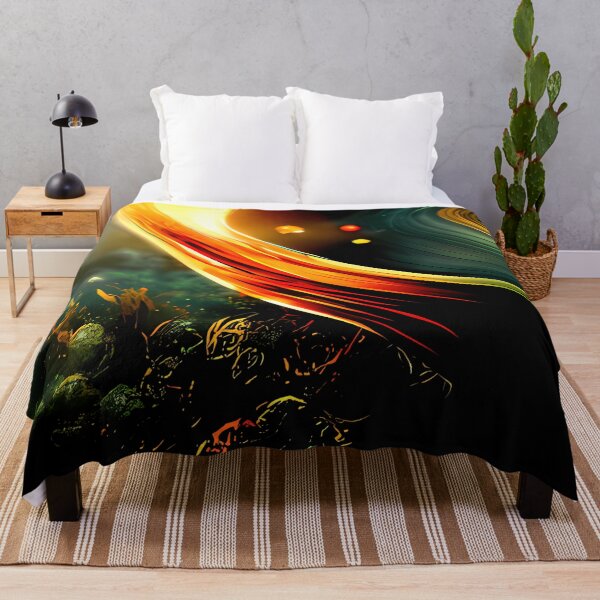 Item preview, Blackhole and sun flare in space designed and sold by ReachForArt.