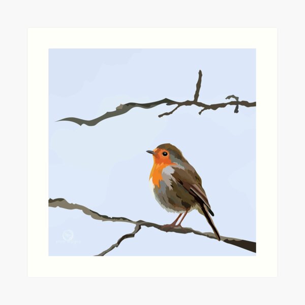 Little Red Robin Art Print