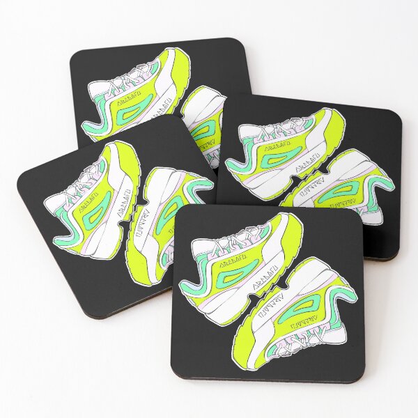 Item preview, Abcdefu Lime trainers  designed and sold by ShardStudios.