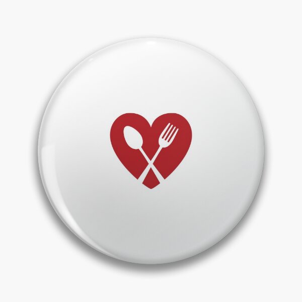Item preview, spoon, fork, love, food love, heart, red, food designed and sold by artistcamellia.