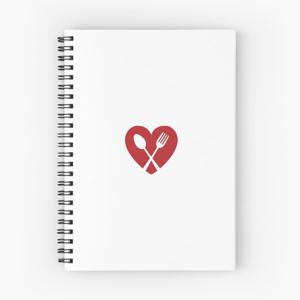 Item preview, cuchara, tenedor, amor, comida amor, corazón, rojo, comida designed and sold by artistcamellia.