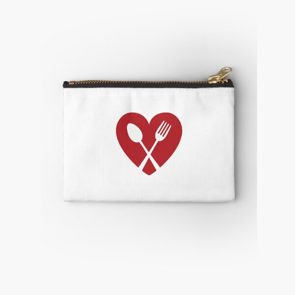 Item preview, spoon, fork, love, food love, heart, red, food designed and sold by artistcamellia.