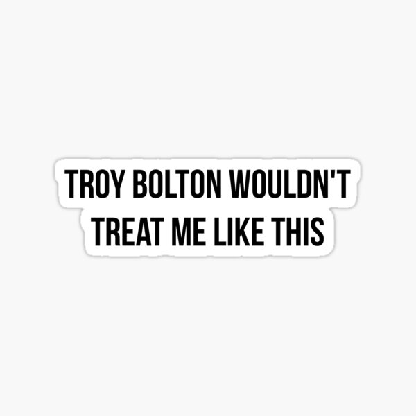 Troy Bolton Sticker