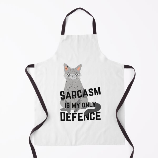 Item preview, Sarcasm is my only defense cat mom designed and sold by Manoroma.