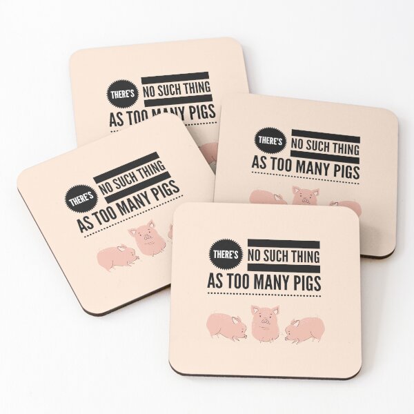 Item preview, There's No Such Thing As Too Many Pigs designed and sold by Sugar-Magnolia.