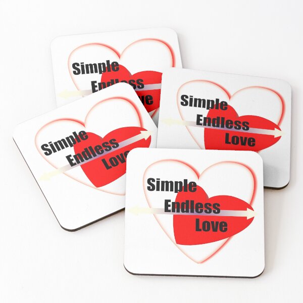 Item preview, simple endless love for Valentines Day designed and sold by Bekindtome.
