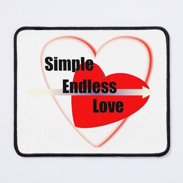 Item preview, simple endless love for Valentines Day designed and sold by Bekindtome.