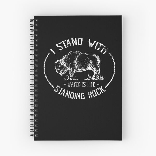 Item preview, I Stand With Standing Rock - No DAPL Protest Distressed White Buffalo designed and sold by nvdesign.