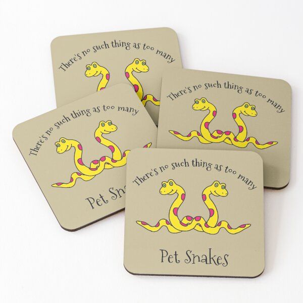 Item preview, No Such Thing As Too Many Pet Snakes designed and sold by Sugar-Magnolia.