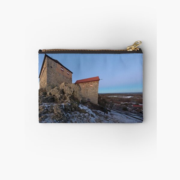 Item preview, Hohenstein Castle with snow in the evening designed and sold by frankuffmann.