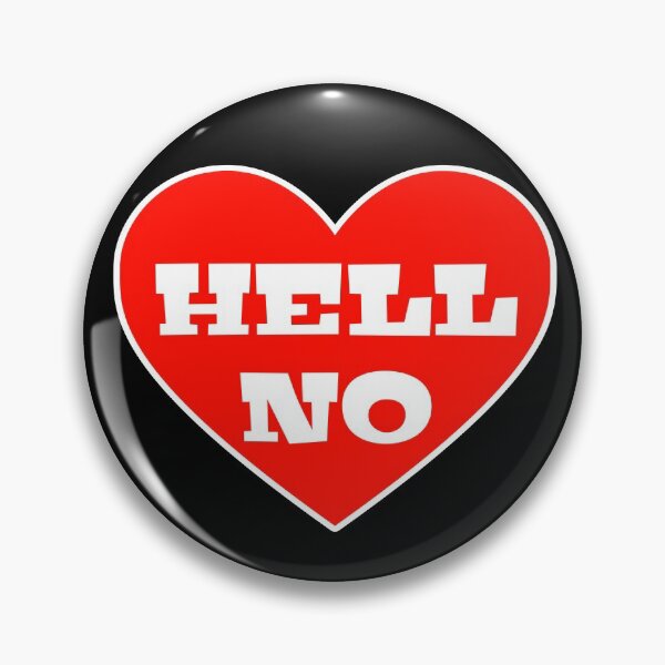 Item preview, Hell No Anti Valentines Day 2022 designed and sold by Design-Maniya.