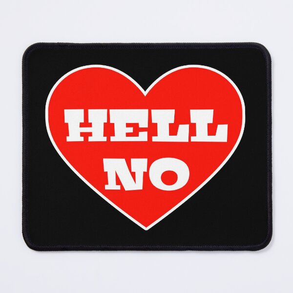 Item preview, Hell No Anti Valentines Day 2022 designed and sold by Design-Maniya.