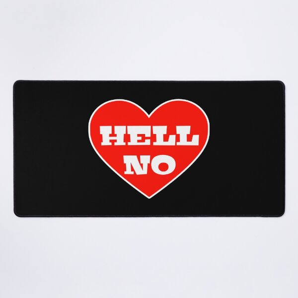 Item preview, Hell No Anti Valentines Day 2022 designed and sold by Design-Maniya.