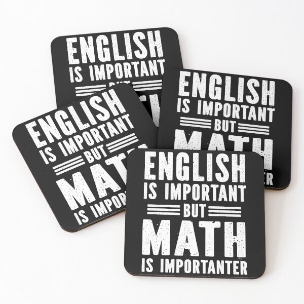 Item preview, English is important but math is importanter  designed and sold by Majesticoo.