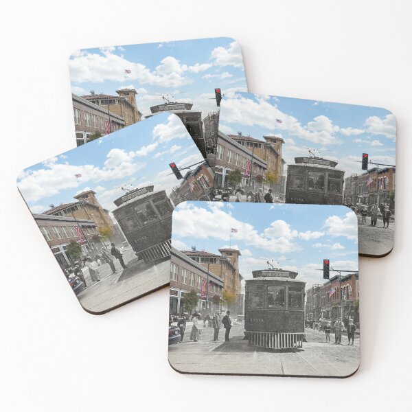 Item preview, Mashup St. Charles, IL - Streetcar on Main Street  designed and sold by Shumway  Studio.