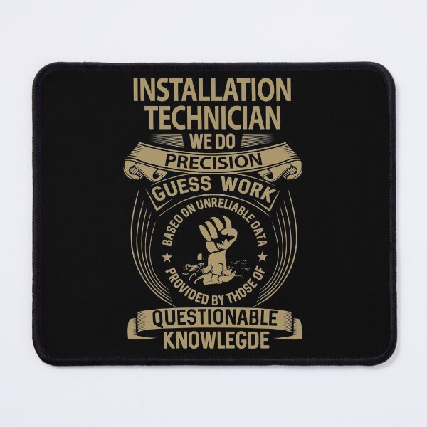 Item preview, Installation Technician T Shirt - We Do Precision Job Gift Item Tee designed and sold by smueller39.