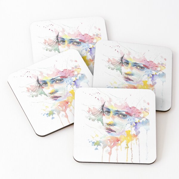 Item preview, watercolor face designed and sold by ercsag.