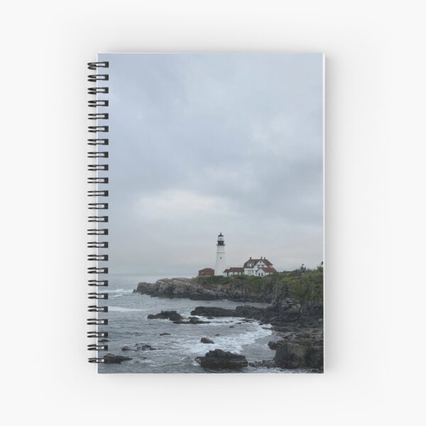 Portland Head Light Spiral Notebook